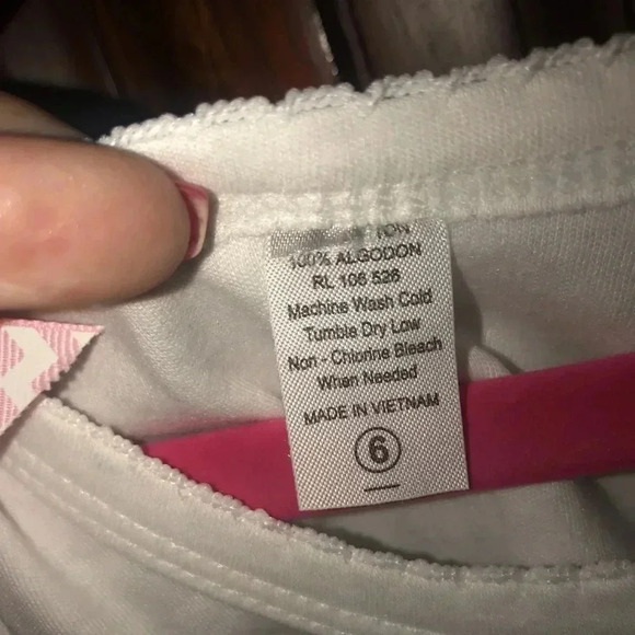 GORGEOUS BDAY SHIRT “6TH” SIZE 6 - Picture 3 of 5